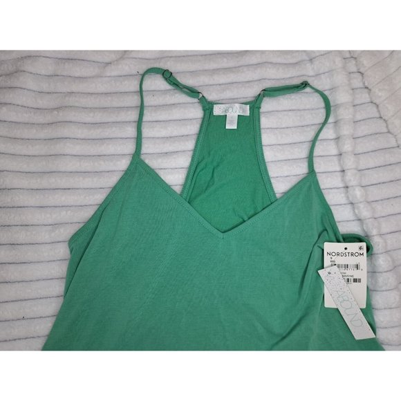 Abound Traveler Mini Dress Adjustable Spaghetti Straps - Fresh Green Size Small - Picture 6 of 8